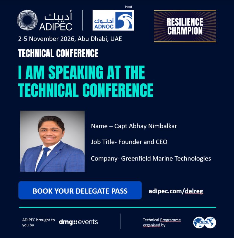 ADIPEC 2026 Technical Conference — Speaking in Abu Dhabi